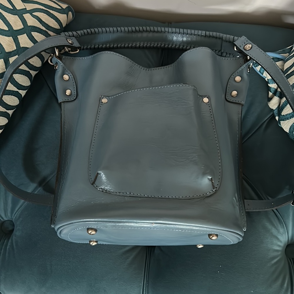 Patricia Nash blue Lavelle bucket bag - Picture 10 of 10